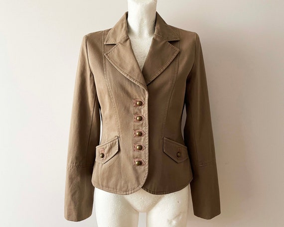 Womens blazer military clearance style