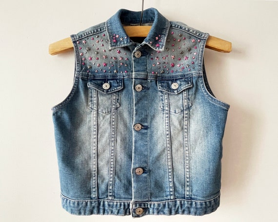 Gilet jeans corto donna deals