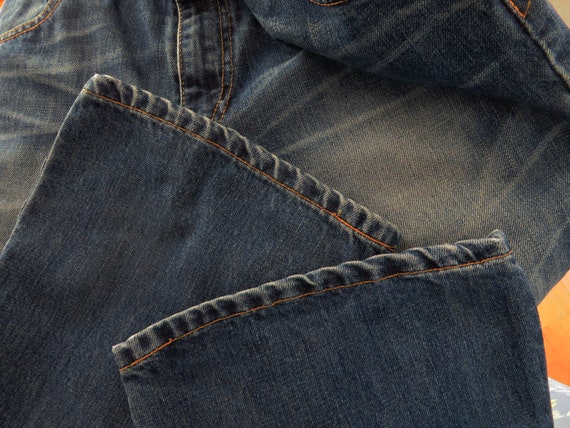 90s Blue Levis Jeans Boot Cut Denim Pants 525 Lev… - image 7