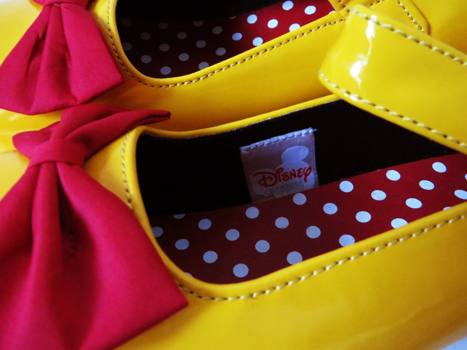 Disney Minnie Shoes Yellow Minnie Mouse Shoes Costume Shoes Etsy