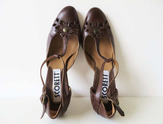 leather ankle straps