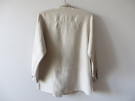 90s Women Dirndl Shirt Long Sleeve Embroidered Li… - image 5