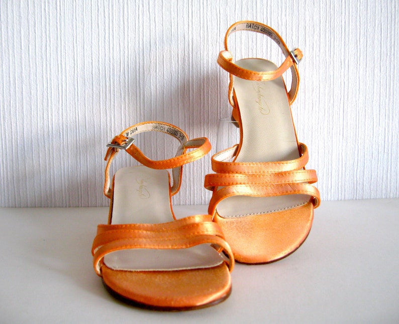 satin strap sandals