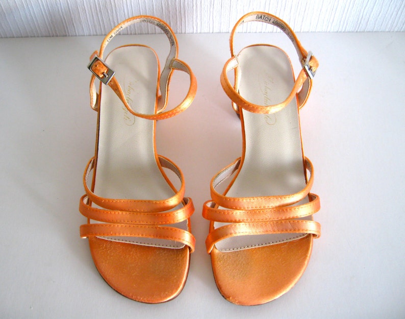 satin strap sandals
