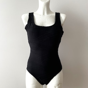 Vintage 90s Black One Piece Swimsuit - Size Medium