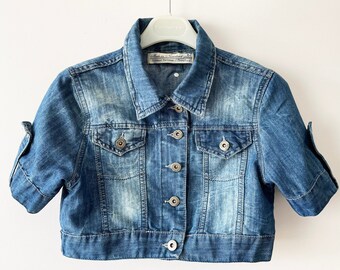 Half Denim Jacket - Etsy Australia