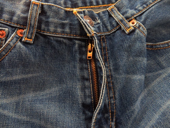 90s Blue Levis Jeans Boot Cut Denim Pants 525 Lev… - image 5