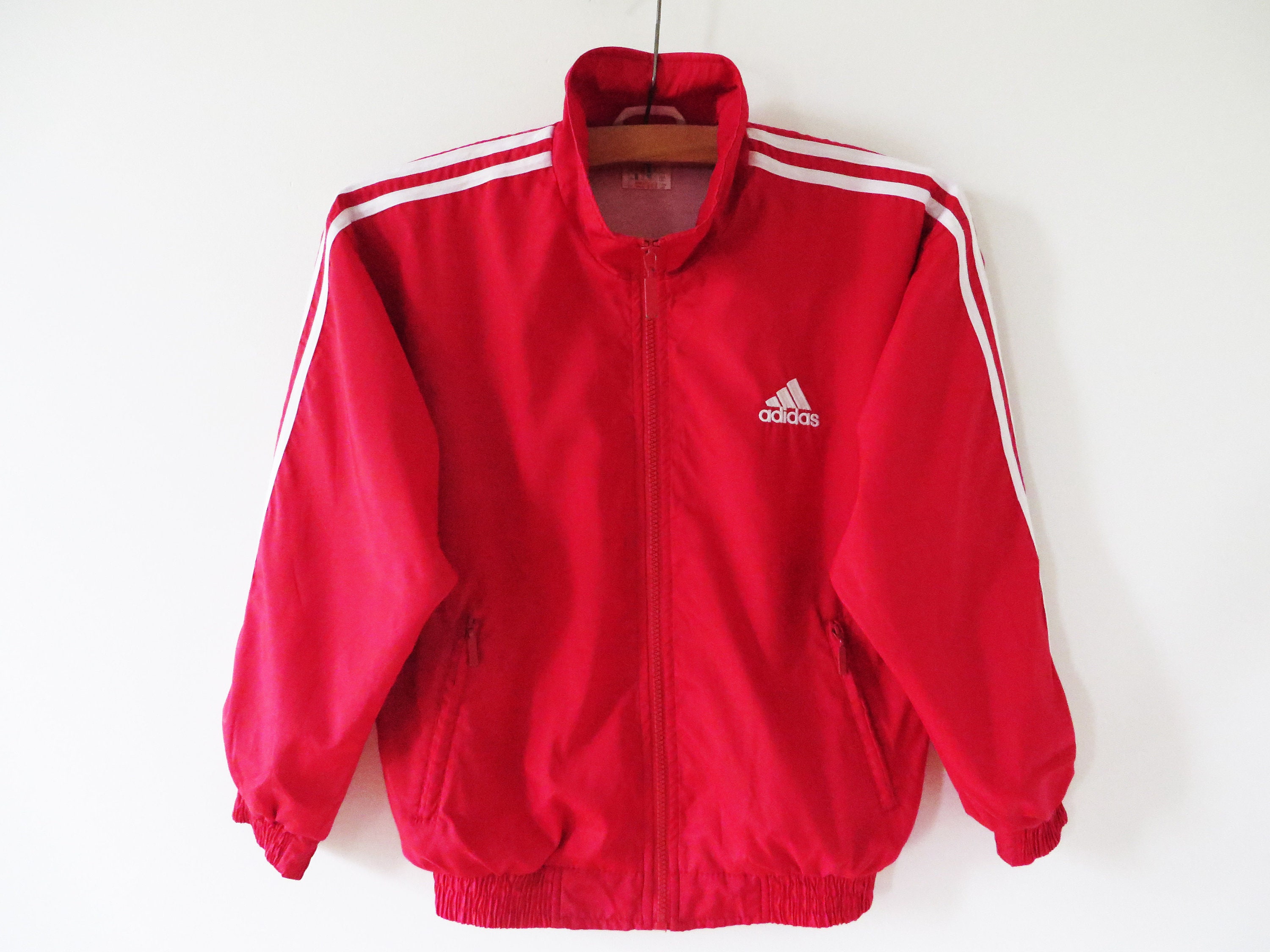 Red adidas jacket - España