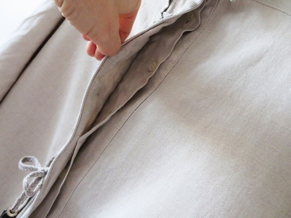 90s Women Dirndl Shirt Long Sleeve Embroidered Li… - image 4