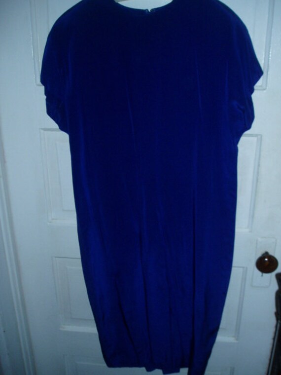 80's Silk Suit Vintage Liz Claiborne Sheath Dress… - image 3