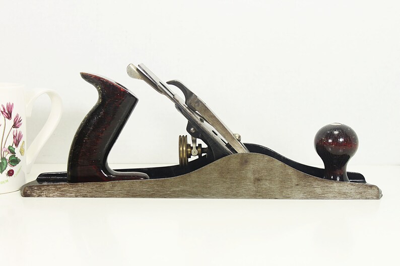 Vintage Dunlap Carpenters Hand Wood Plane Made In USA Etsy