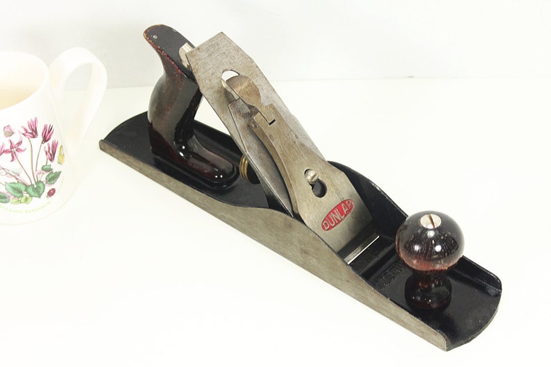 Vintage Dunlap Carpenters Hand Wood Plane Made In USA Etsy