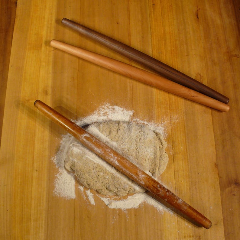French Rolling pin Pastry pinWood Pin farmhouse Etsy
