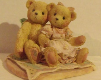 Cherished Teddies -Nathaniel and Nellie-Its twice as nice with you.