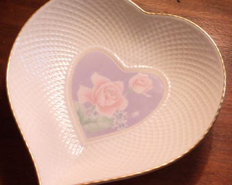 Valentine Shaped Porcelain Dish