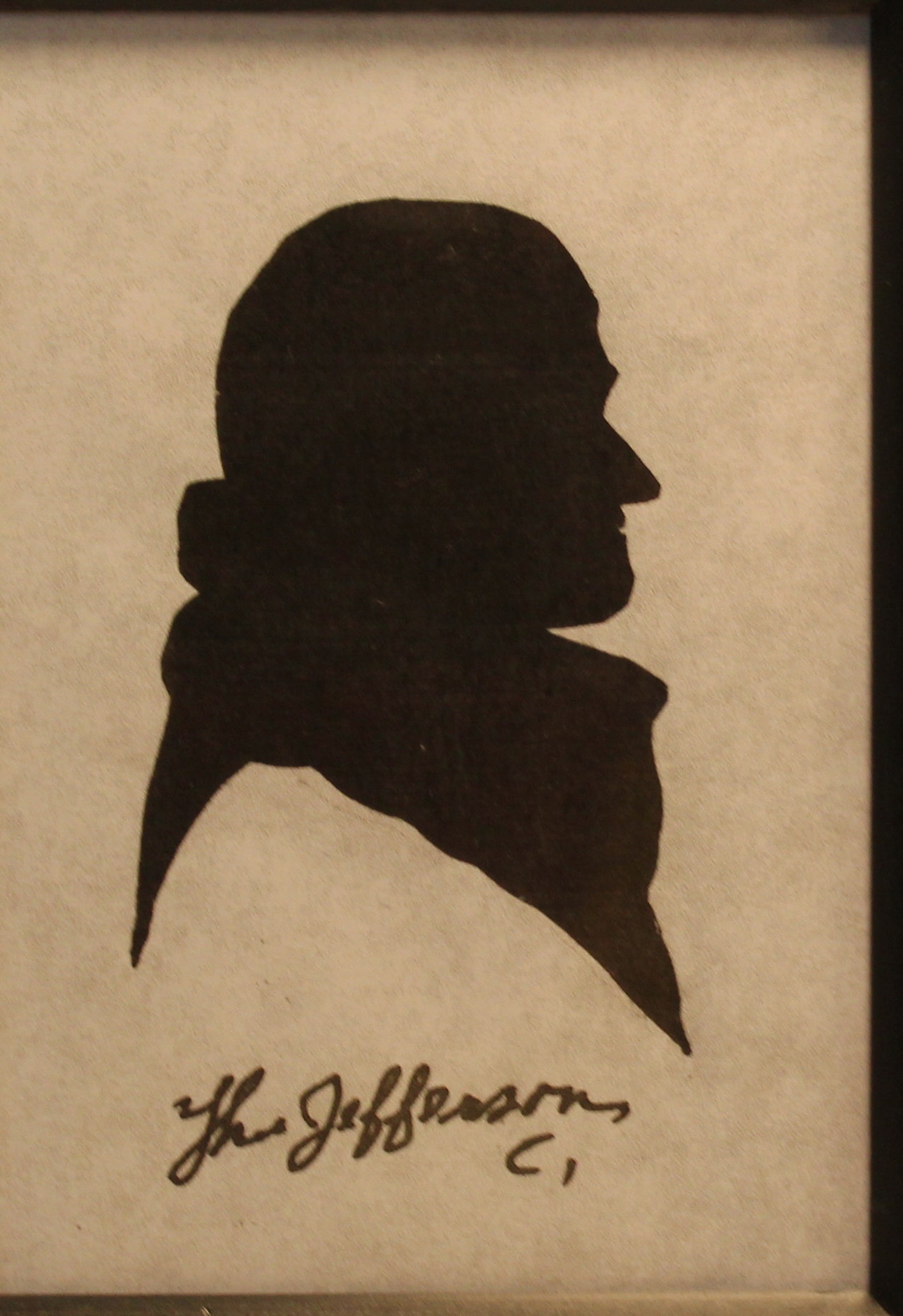 Thomas Jefferson Silhouette Cut Onlay - Etsy