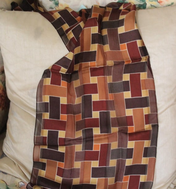 Scarf in Basketweave Pattern designed by Echo. - image 4