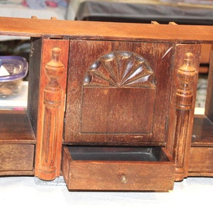 Secretary Desk Storage Insert Magahomy Wood 1930's