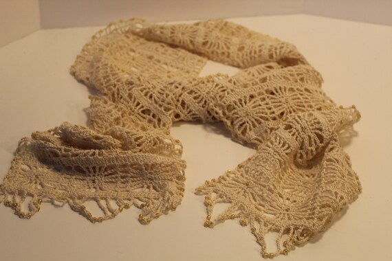 Crochet Scarves Beaded - image 8