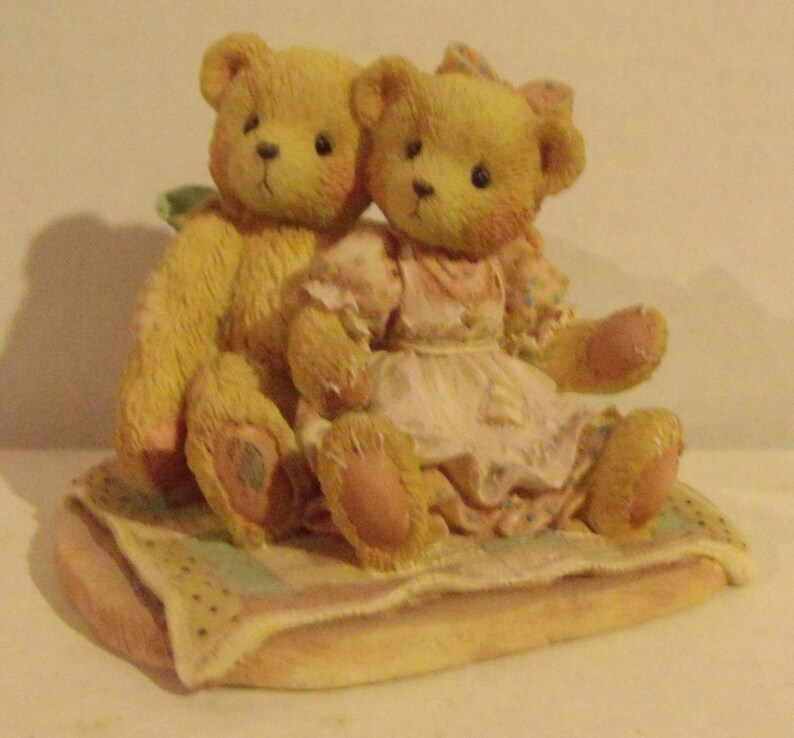 Cherished Teddies Nathaniel and Nellie-Its twice as nice with you. image 2
