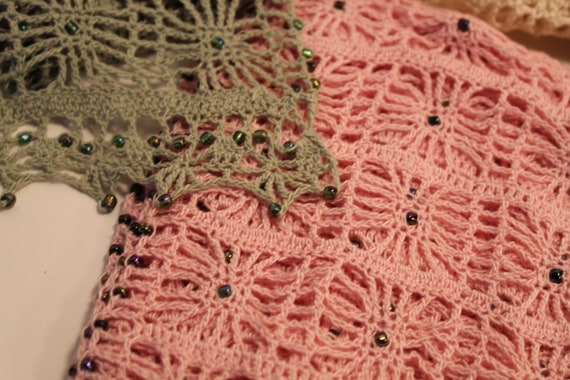 Crochet Scarves Beaded - image 4