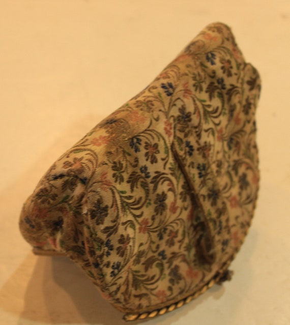 Brocade Tapestry Evening Bag from the 30's - image 9