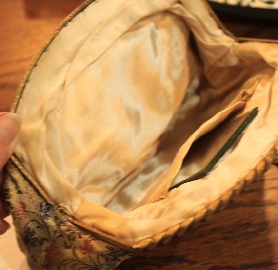 Brocade Tapestry Evening Bag from the 30's - image 5