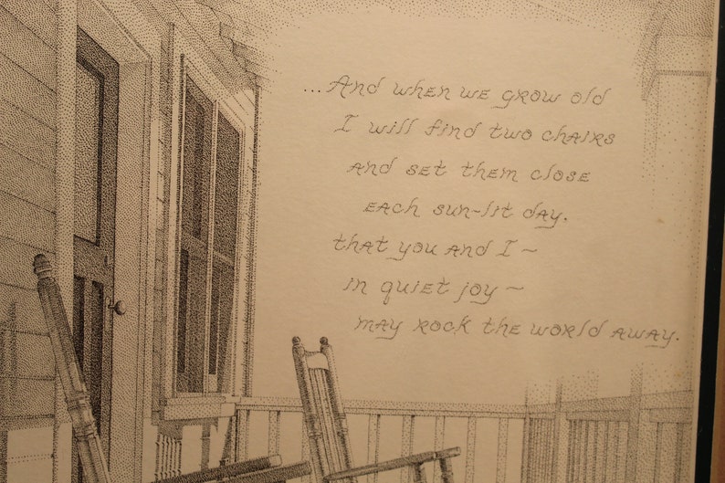 Wedding Poempencil Drawing With Love Poem across the Etsy UK