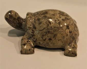 Alabaster Stone Miniature Turtle