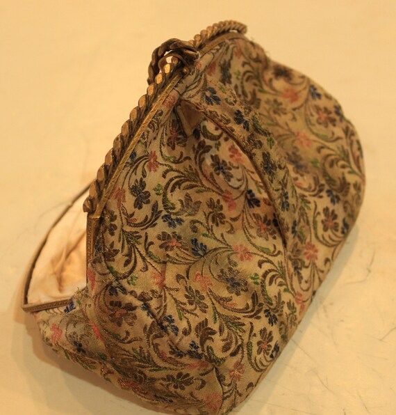 Brocade Tapestry Evening Bag from the 30's - image 10