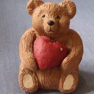 Red Heart Gift for Teacherf From Enesco BearFigurine-I Love My Teacher image 1