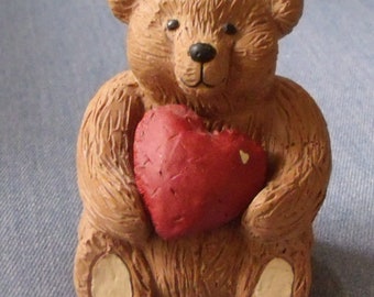 Red Heart Gift for Teacherf From Enesco BearFigurine-I Love My Teacher