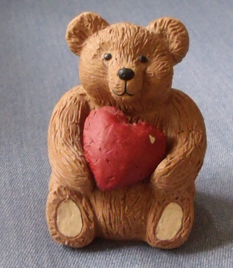 Red Heart Gift for Teacherf From Enesco BearFigurine-I Love My Teacher image 1