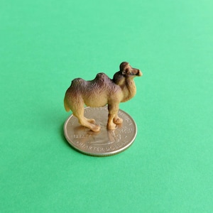 Miniature Camel Desert Animals - Mini Terrarium Supplies - Teeny Tiny Wild Animal Soap Making Diorama Supplies - Camel Lover Gift