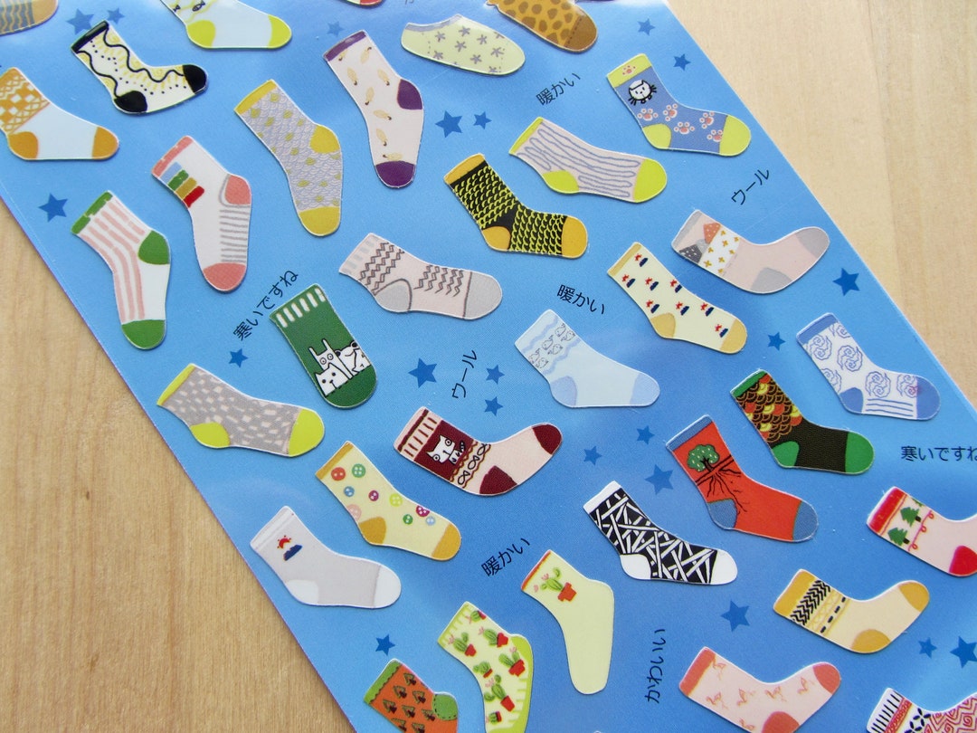 Sock Stickers, Clothing Theme Stickers, Odd Socks Every Day Planner
