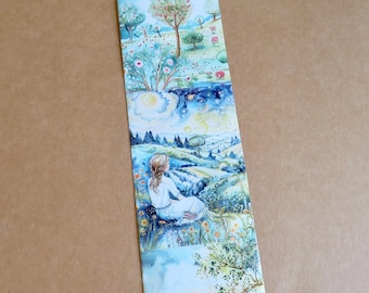 Ruban adhésif en Washi, scène de village champêtre, illustrations de fleurs fantaisistes, cadeau de papeterie