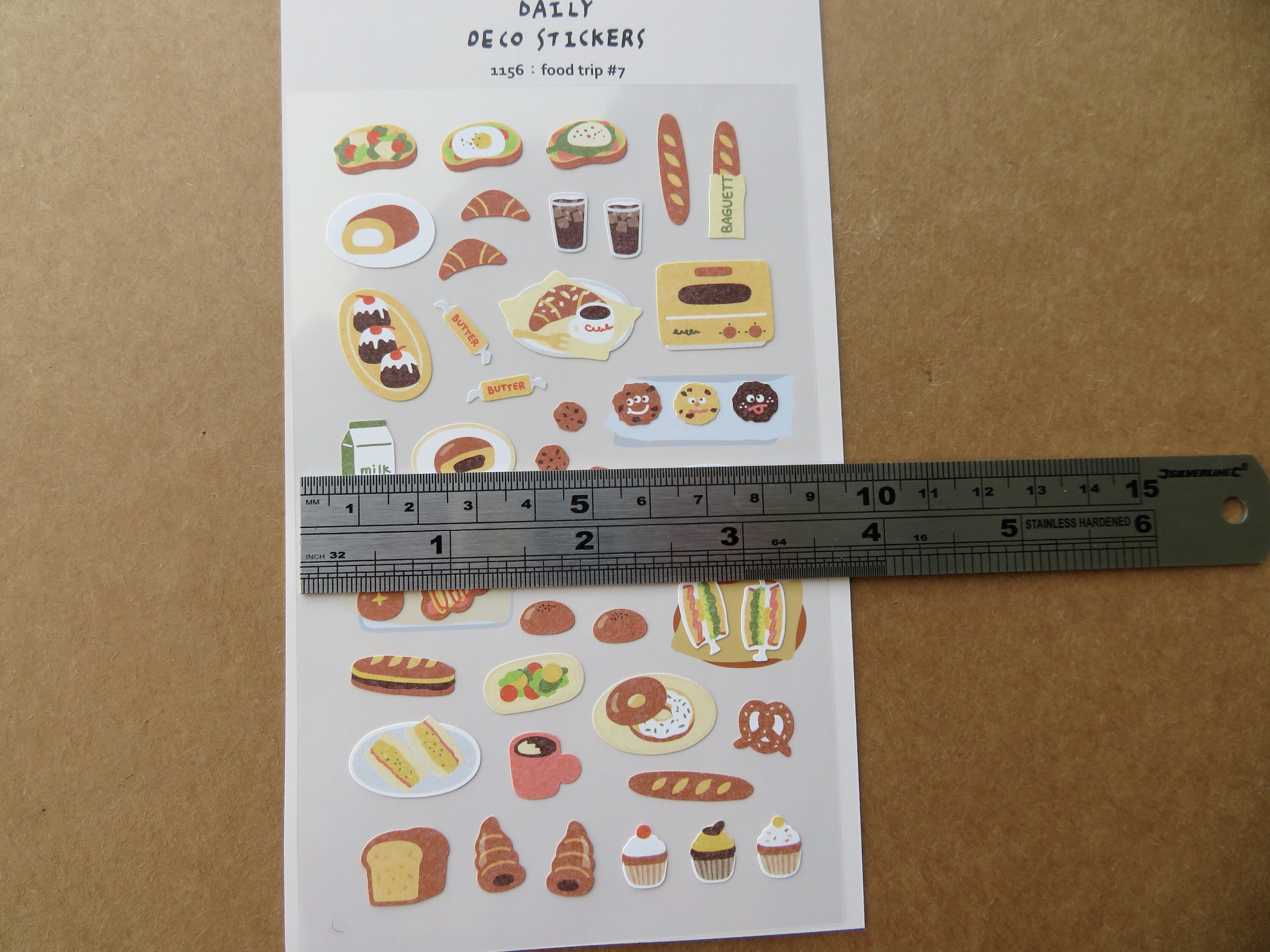 Bread Sandwich Food Stickers, Cooking Planner Scrapbooking Stickers ...