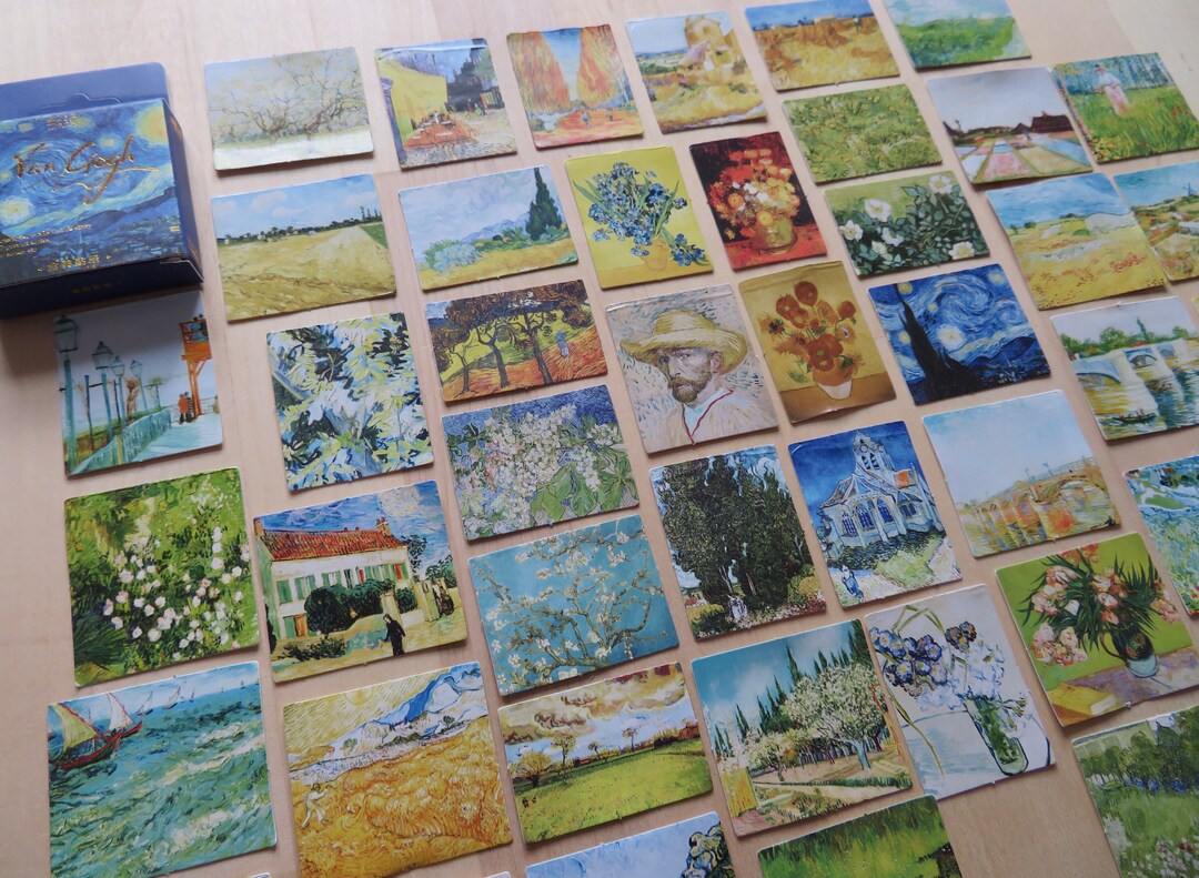 Van Gogh Art Stickers, Classic Art Journal Planner Scrapbooking ...