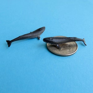 Miniature Humpback Whale Sea Animals, Mini Ocean Terrarium Supplies, Micro Tiny Sea Creatures Soap Making Diorama Supplies, Whale Lover Gift