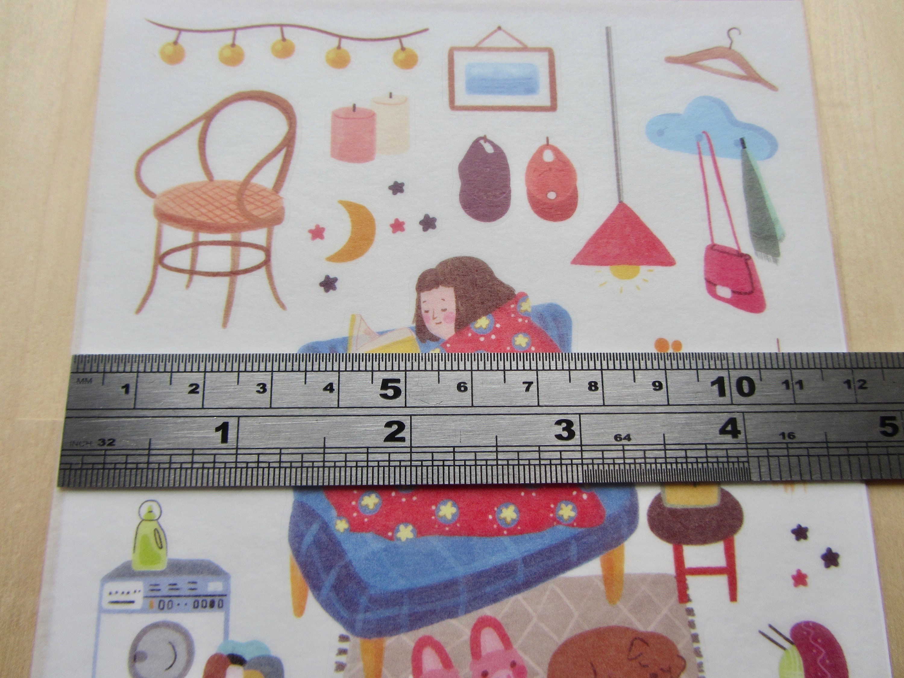 Home Activity Stickers, Cozy Home Life Stickers, Introvert Planner ...