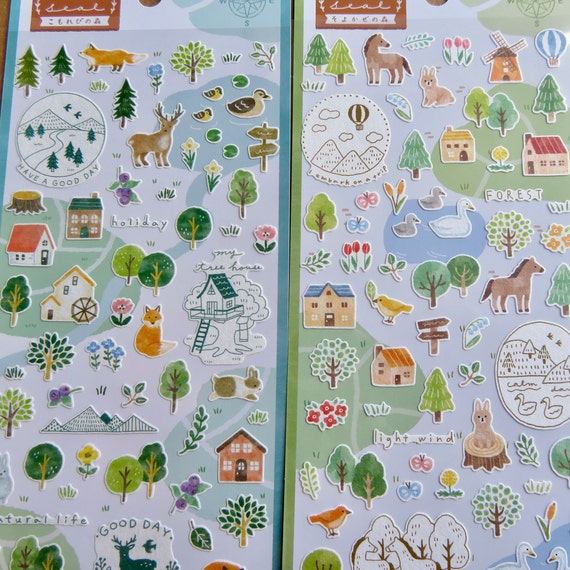 Mori - Woodland on Teal Mori - Woodland on Teal