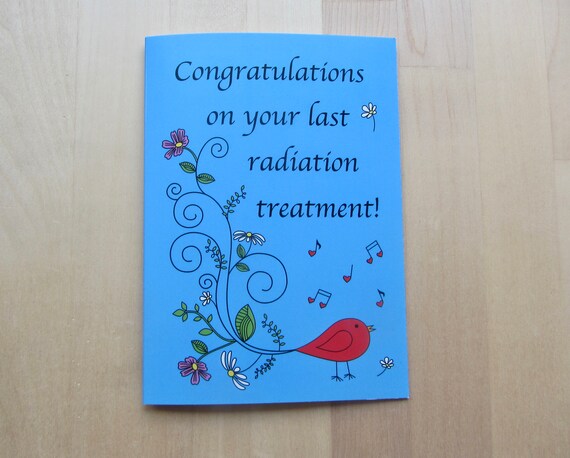 Brain Radiotherapy Card Illustrated Radiation Greeting Card Cancer Treatment | Etsy