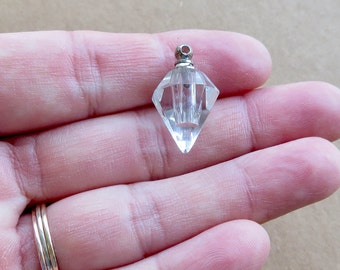 Glass Bead Cremation Ash Hair Clear Urn Memorial DIY Pendant, Affordable Fillable Simple Tiny Urn, Keepsake Sand Cremation Jewelry