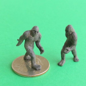 Miniatuur Big Foot Yeti Sasquatch - Terrarium en sprookjestuinbenodigdheden - Micro Tiny Creatures Zeep maken hars diorama benodigdheden