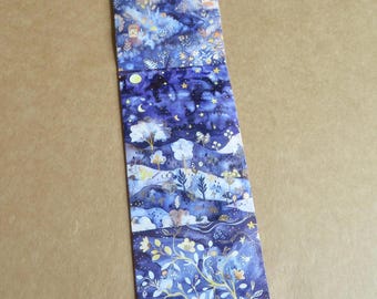 Ruban adhésif washi scène de nuit, cadeau de papeterie illustré rêve éthéré fantaisiste