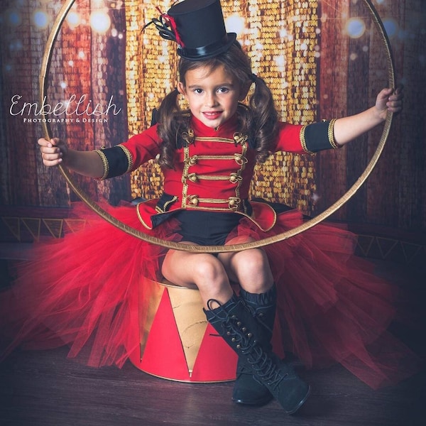 Girl nutcracker costume,girl circus outfit,soldier dress,tutu circus dress,showoman