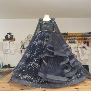 Night Star Dress,Photoshoot Dress,birthday Dress,