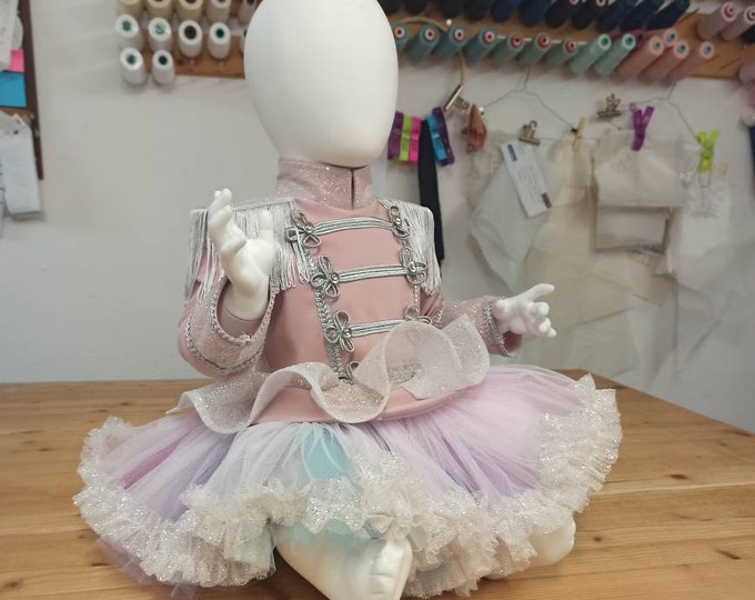 Baby Girl Nutcracker Costume,Girl circus outfit,girl Circus Tutu