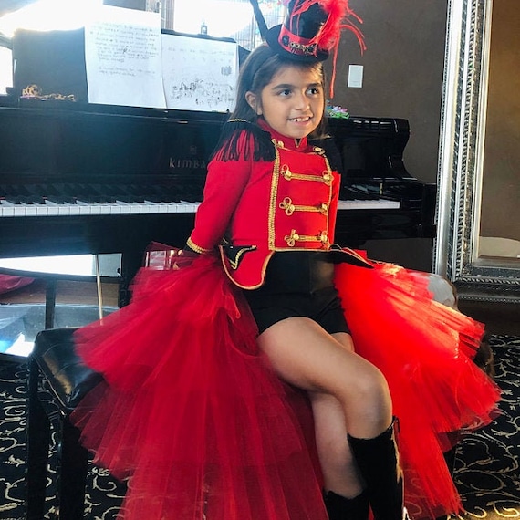 Girl Nutcracker Costume girl Circus Outfit soldier Dress tutu