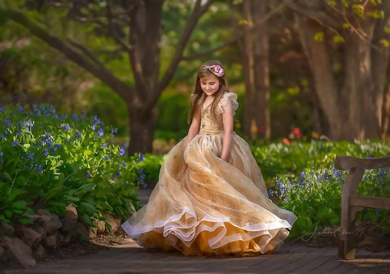 Robe princesse 2025 dorée